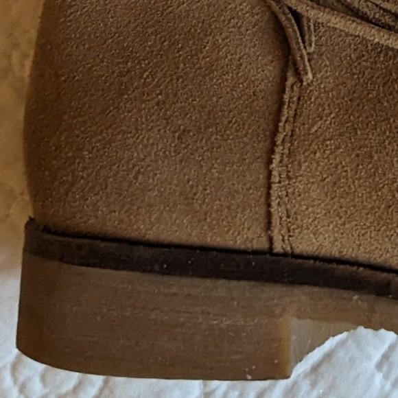 Lucky Brand Suede Fringe Boots - Picture 5 of 9